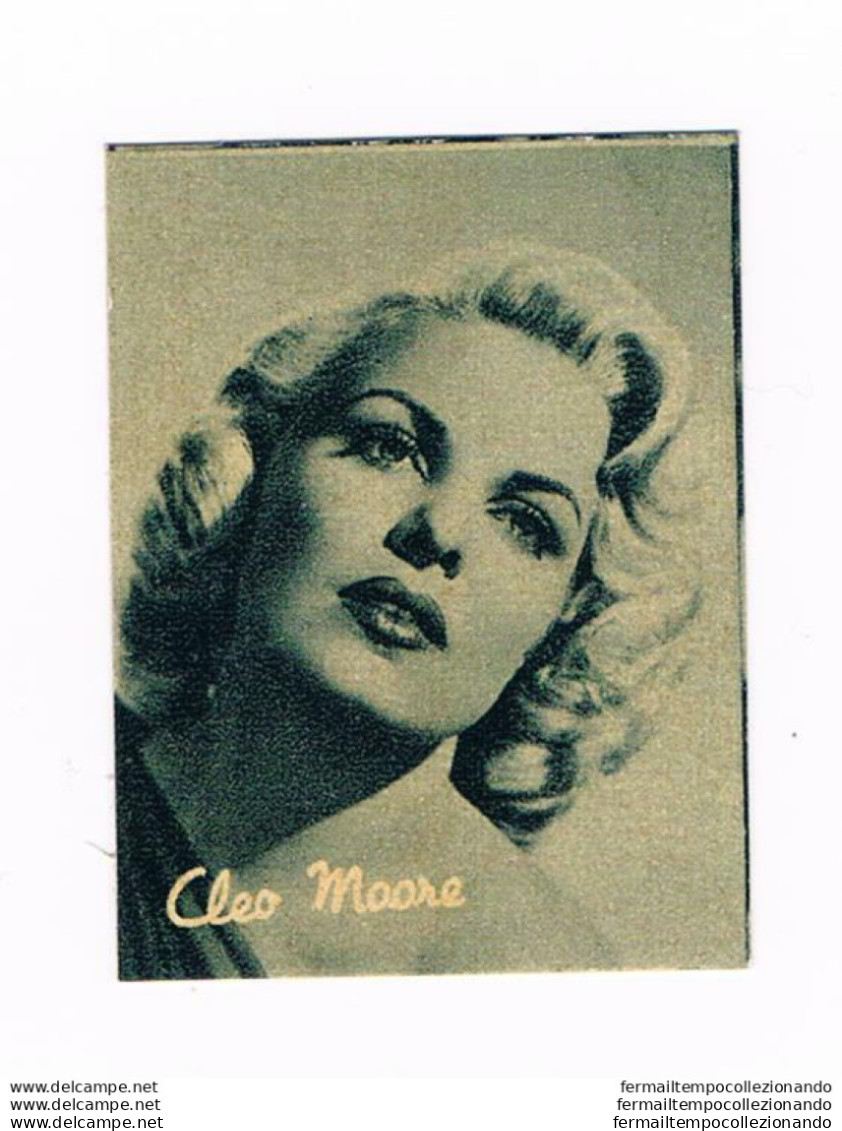 Bh15 Figurina Cartonata Personaggi Famosi  Nannina Actress Attrice Cleo Moore - Catalogus