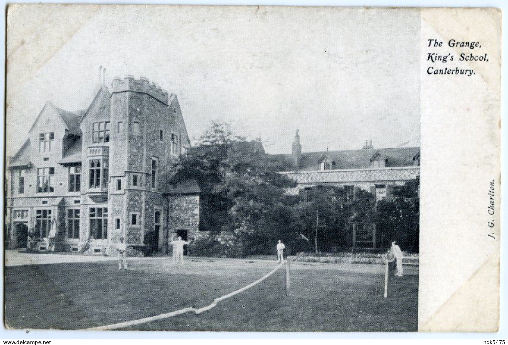 CANTERBURY : THE GRANGE, KING'S SCHOOL - EARLY TENNIS - Canterbury