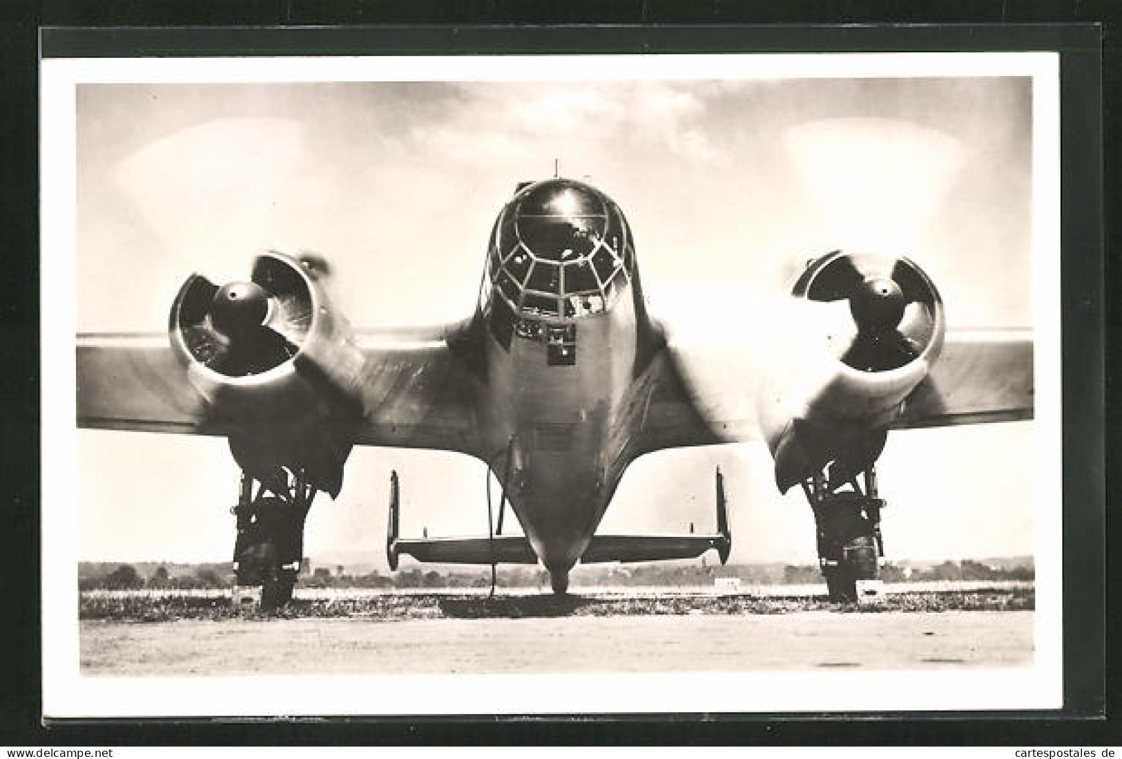 AK Flugzeug Kurz Vor Dem Start  - 1939-1945: 2nd War