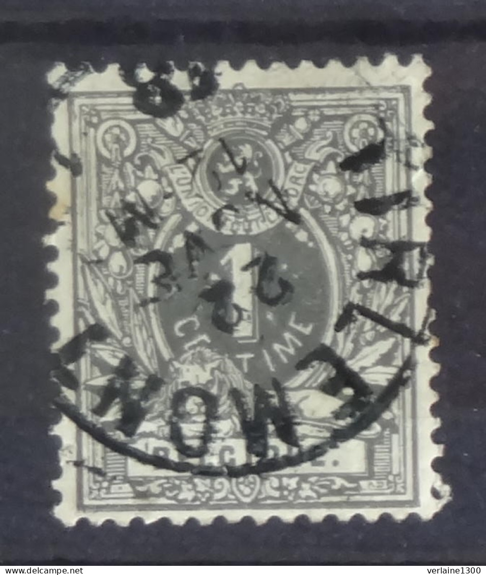 43 Avec Belle Oblitération Tirlemont - 1884-1891 Léopold II