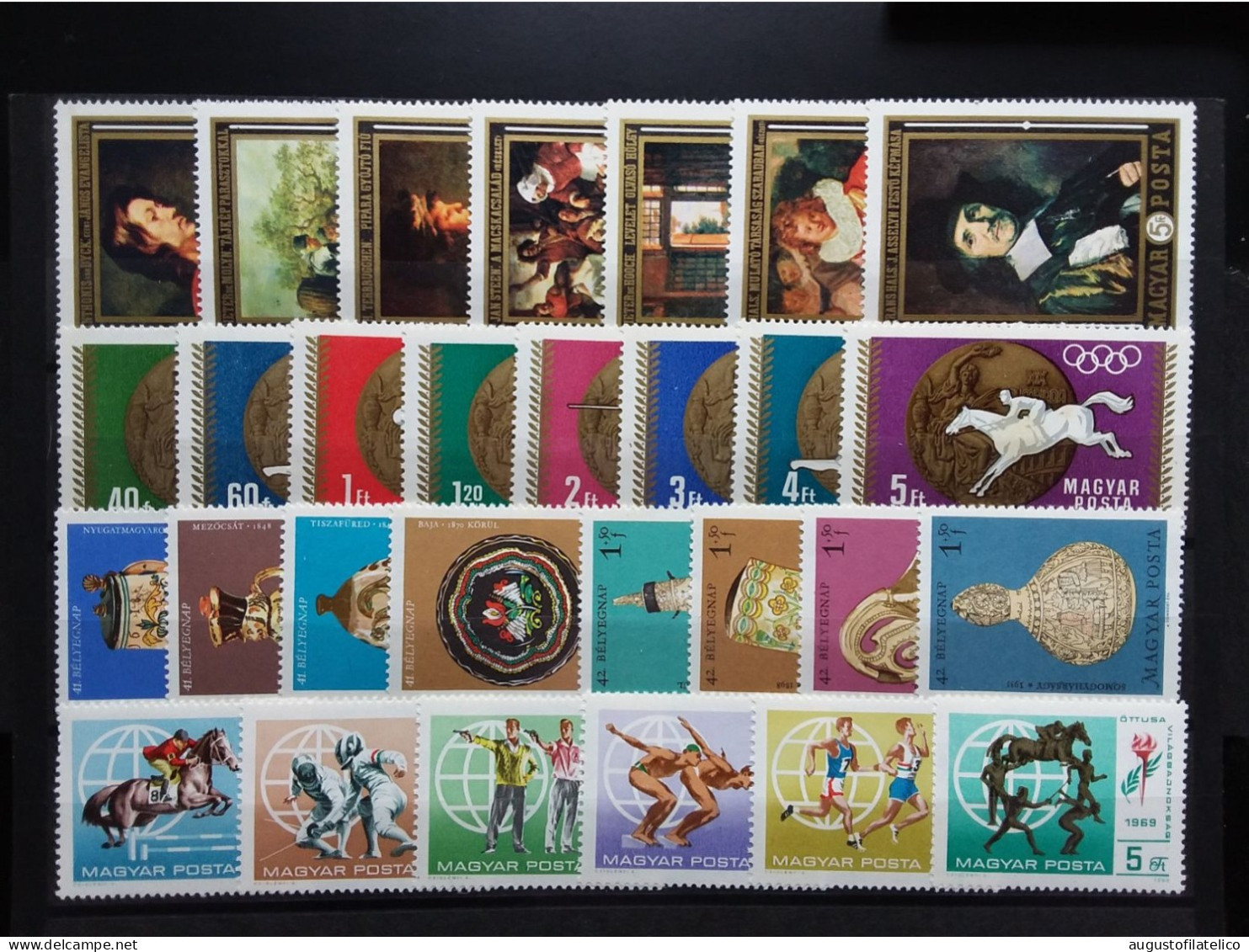 UNGHERIA - 5 Serie Anni '60 - Nuovi ** + Spese Postali - Unused Stamps