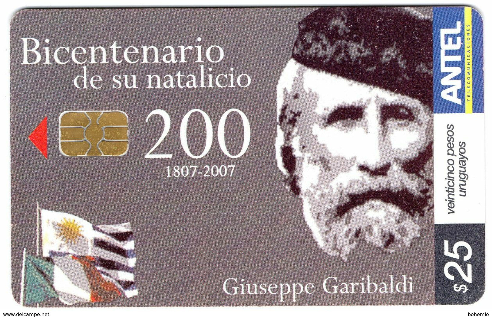 Uruguay TC 488a Giuseppe Garibaldi - Uruguay