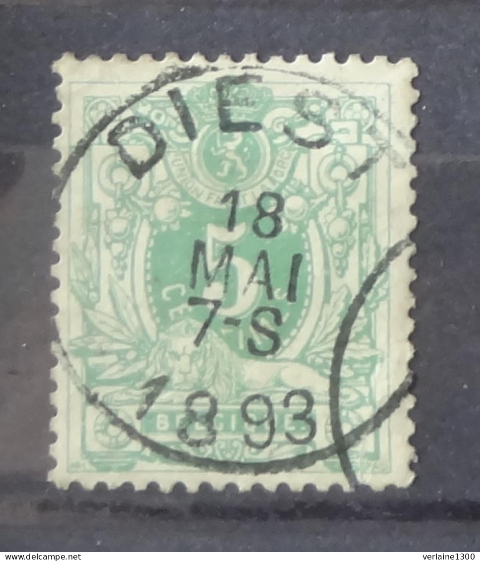 45 Avec Belle Oblitération Diest - 1884-1891 Léopold II