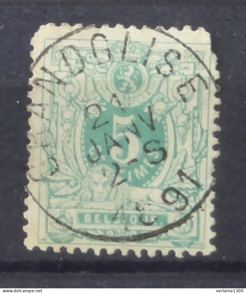 45 Avec Belle Oblitération Grandglise - 1884-1891 Leopold II