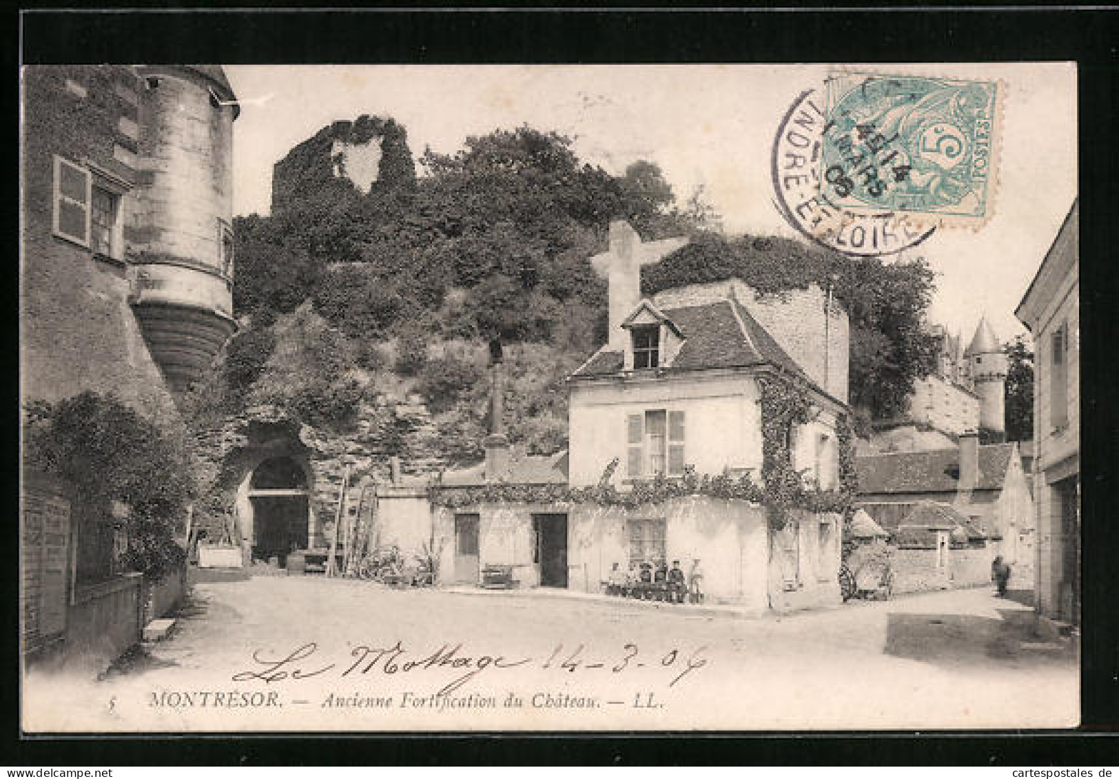 CPA Montrésor, Ancienne Fortification Du Chateau  - Montrésor