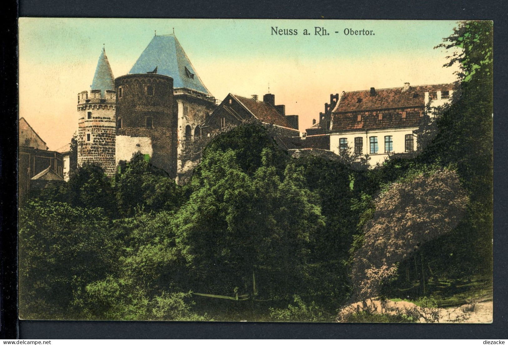 AK Neuss Um 1920 Obertor, Coloiert (PK0189 - Autres & Non Classés