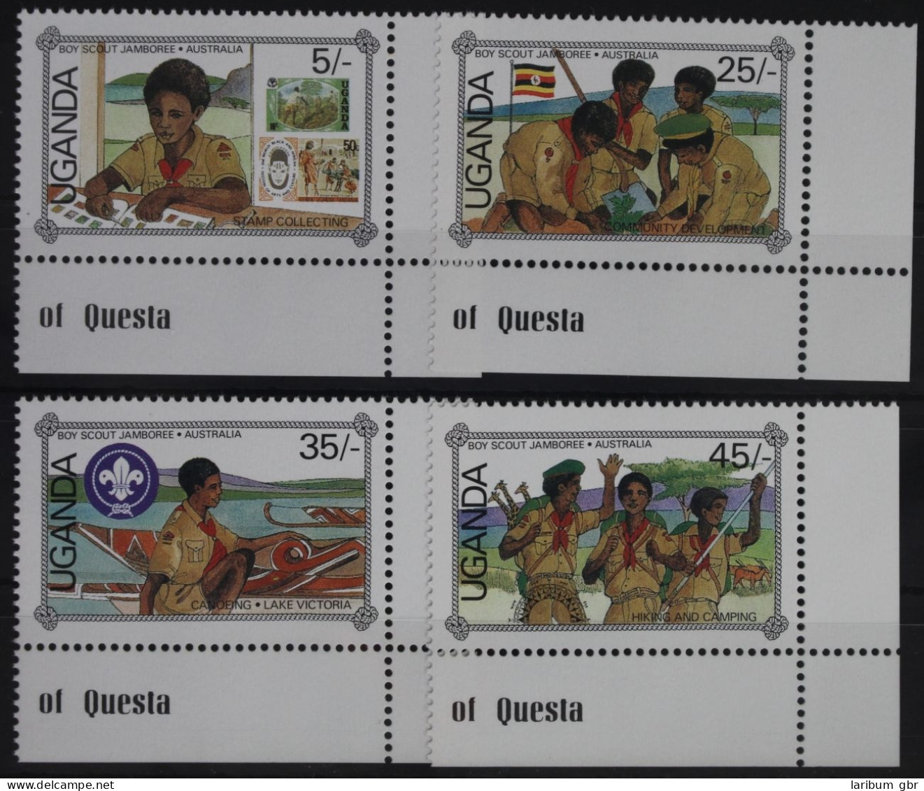 Uganda 559-562 Postfrisch Pfadfinder #WP323 - Ouganda (1962-...)