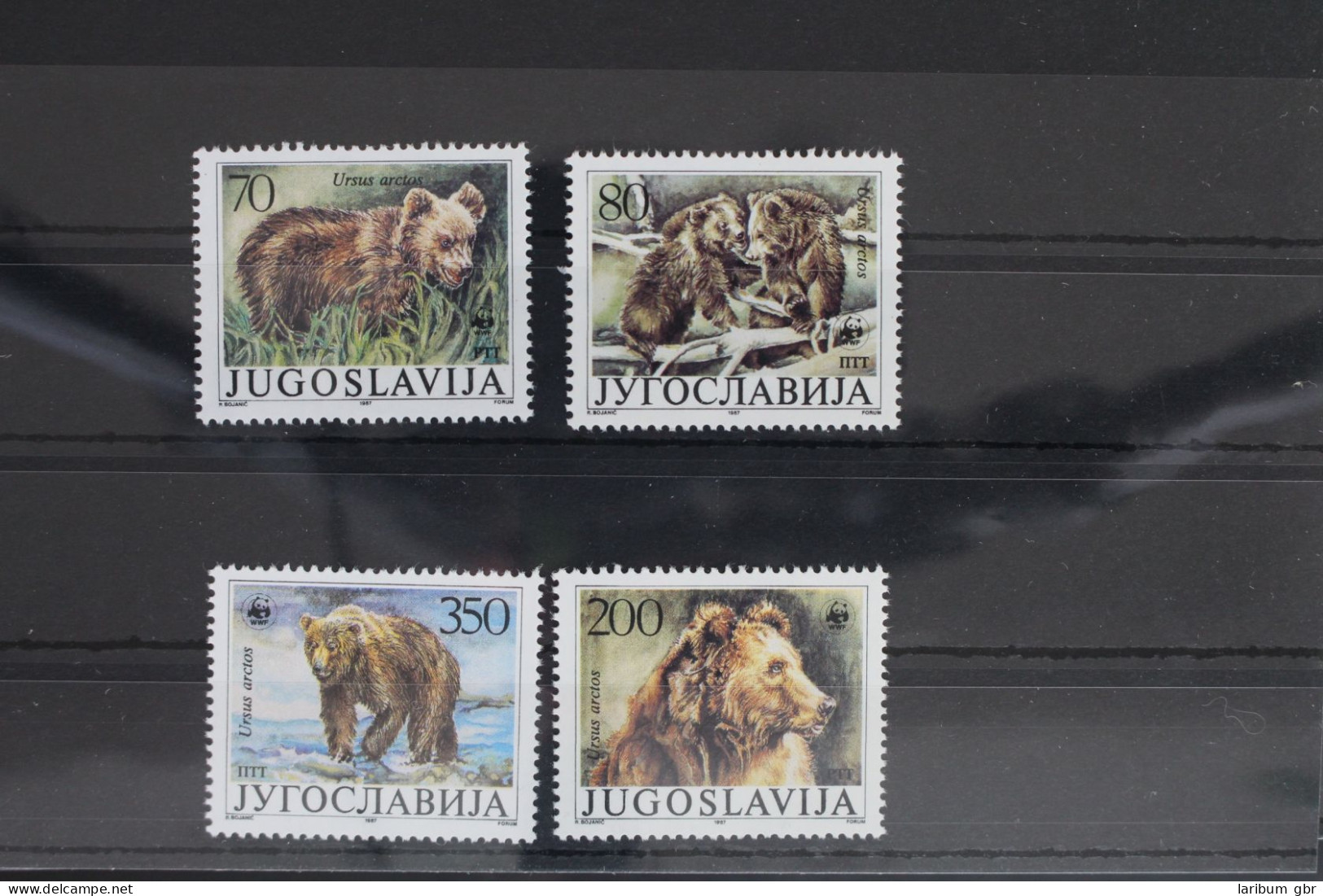 Jugoslawien 2260-2263 Postfrisch Naturschutz Braunbär #WR759 - Autres & Non Classés