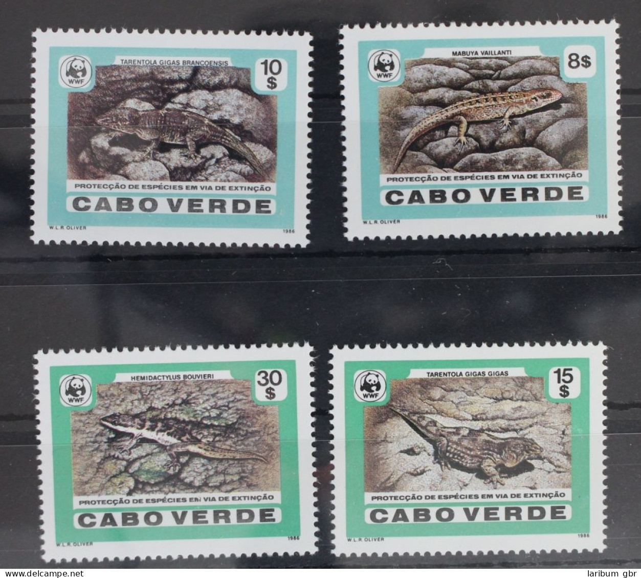 Kap Verde 500-503 Postfrisch Naturschutz Echsen #WR762 - Islas De Cabo Verde