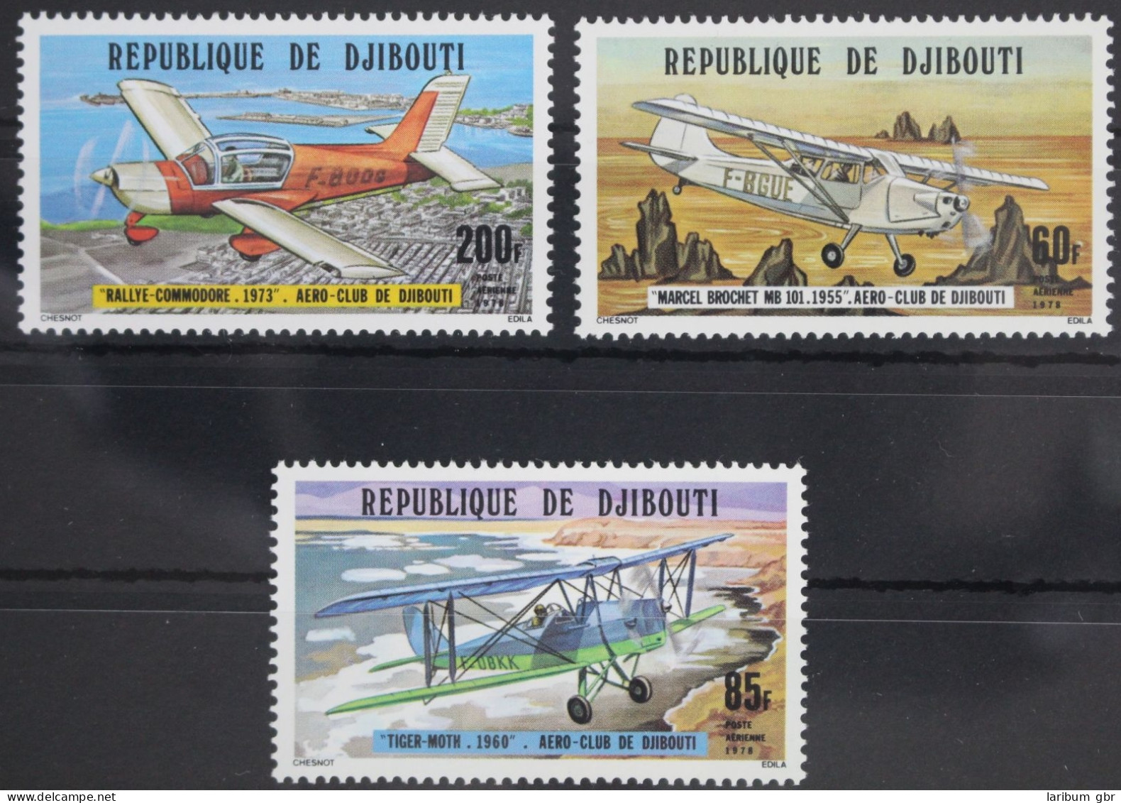 Dschibuti 209-211 Postfrisch Flugzeuge #WW012 - Dschibuti (1977-...)