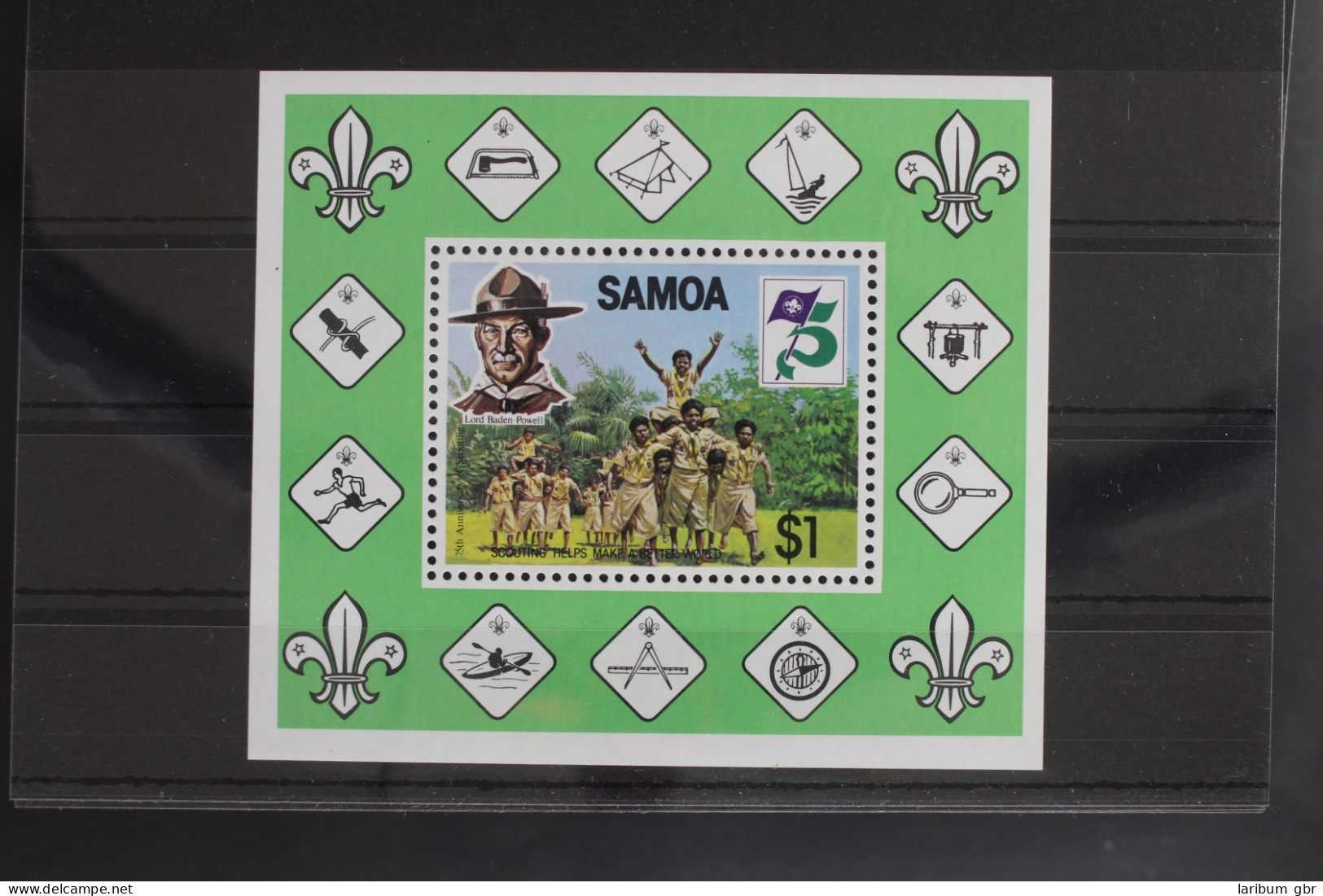 Samoa Block 28 Mit 485 Postfrisch #WP374 - Samoa (Staat)