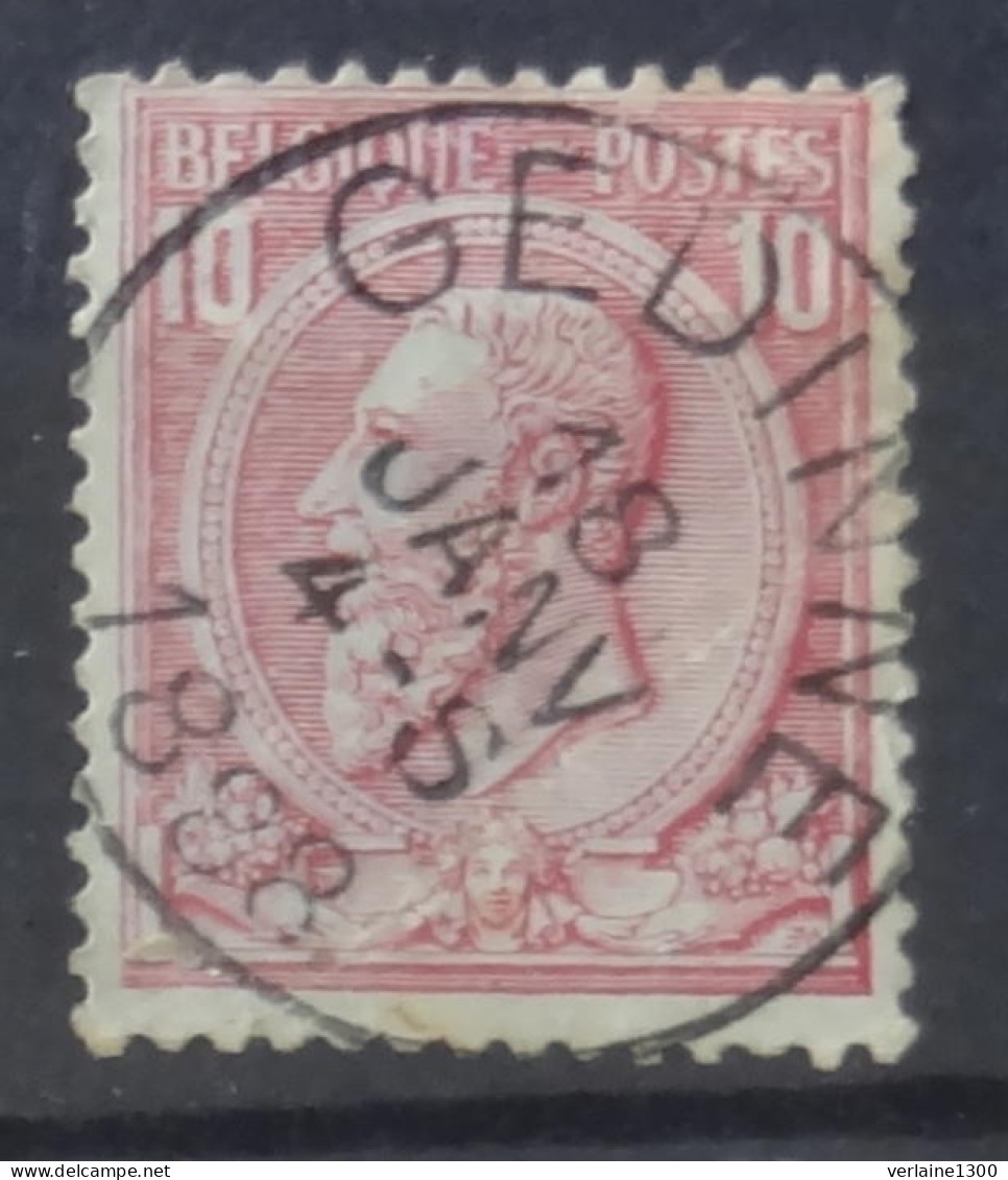 46 Avec Belle Oblitération Gedinne - 1884-1891 Léopold II