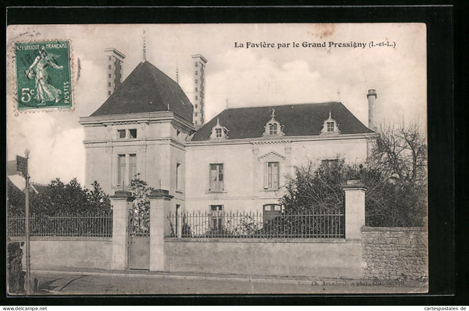 CPA La Grand Pressigny, La Favière  - Le Grand-Pressigny