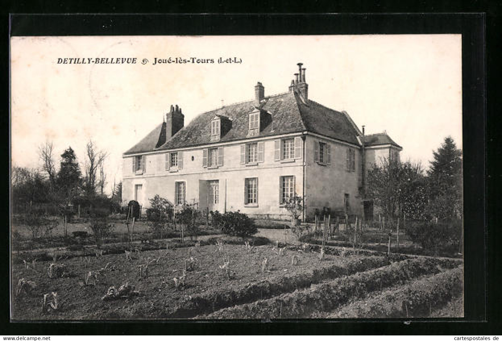 CPA Joué-lès-Tours, Detilly-Bellevue  - Tours