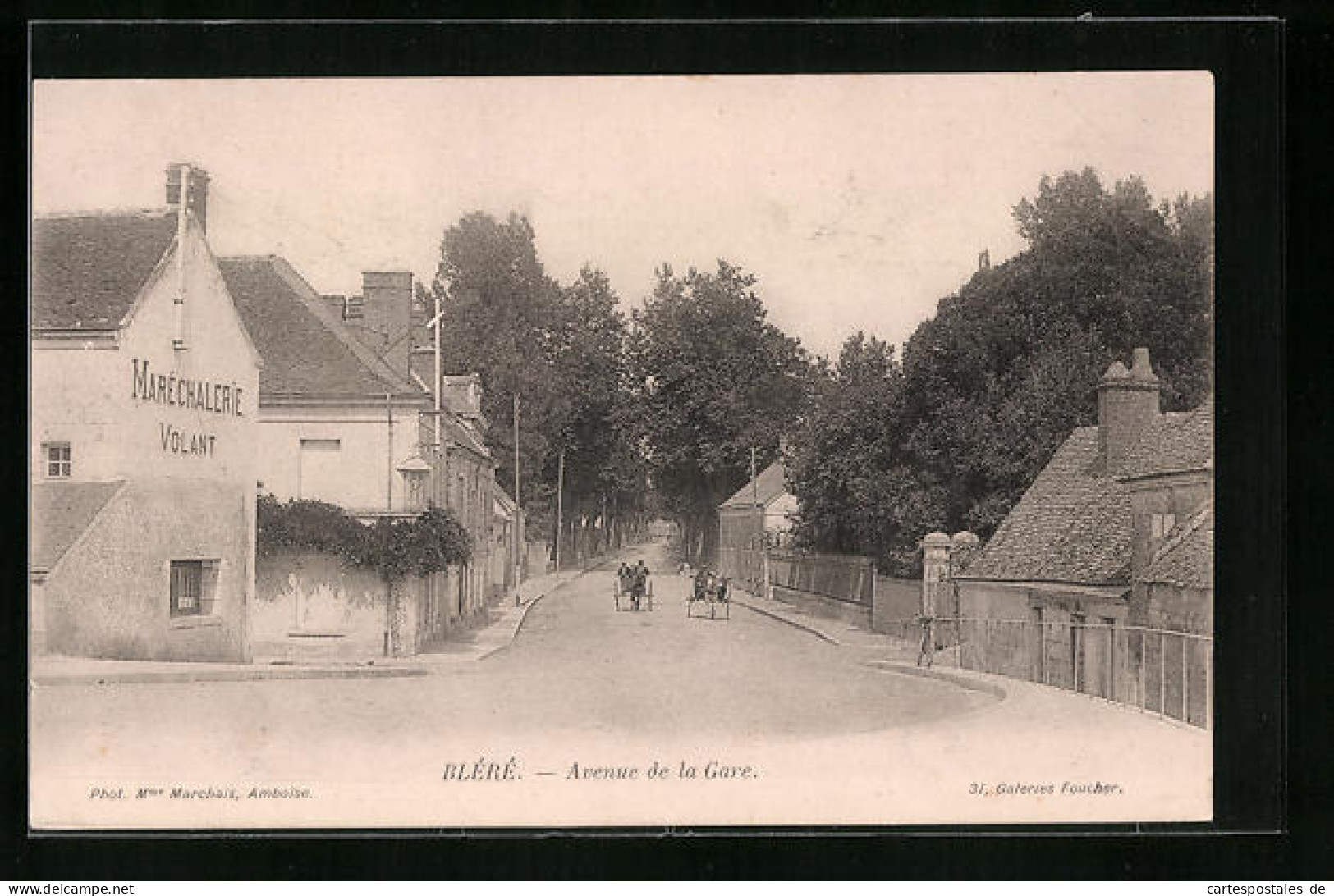 CPA Bléré, Avenue De La Gare  - Bléré