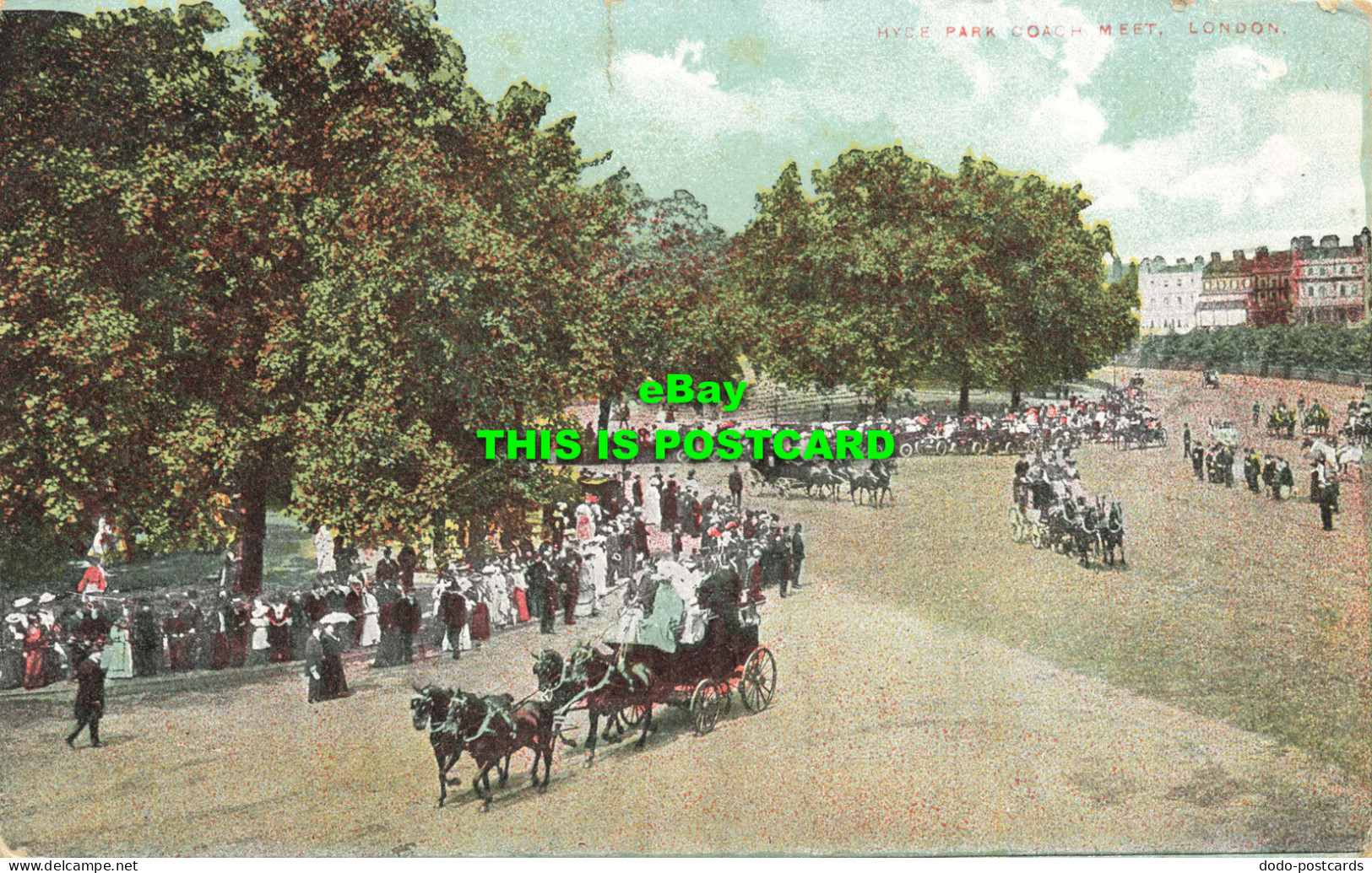 R590876 London. Hyde Park Coach Meet. 1907 - Sonstige & Ohne Zuordnung