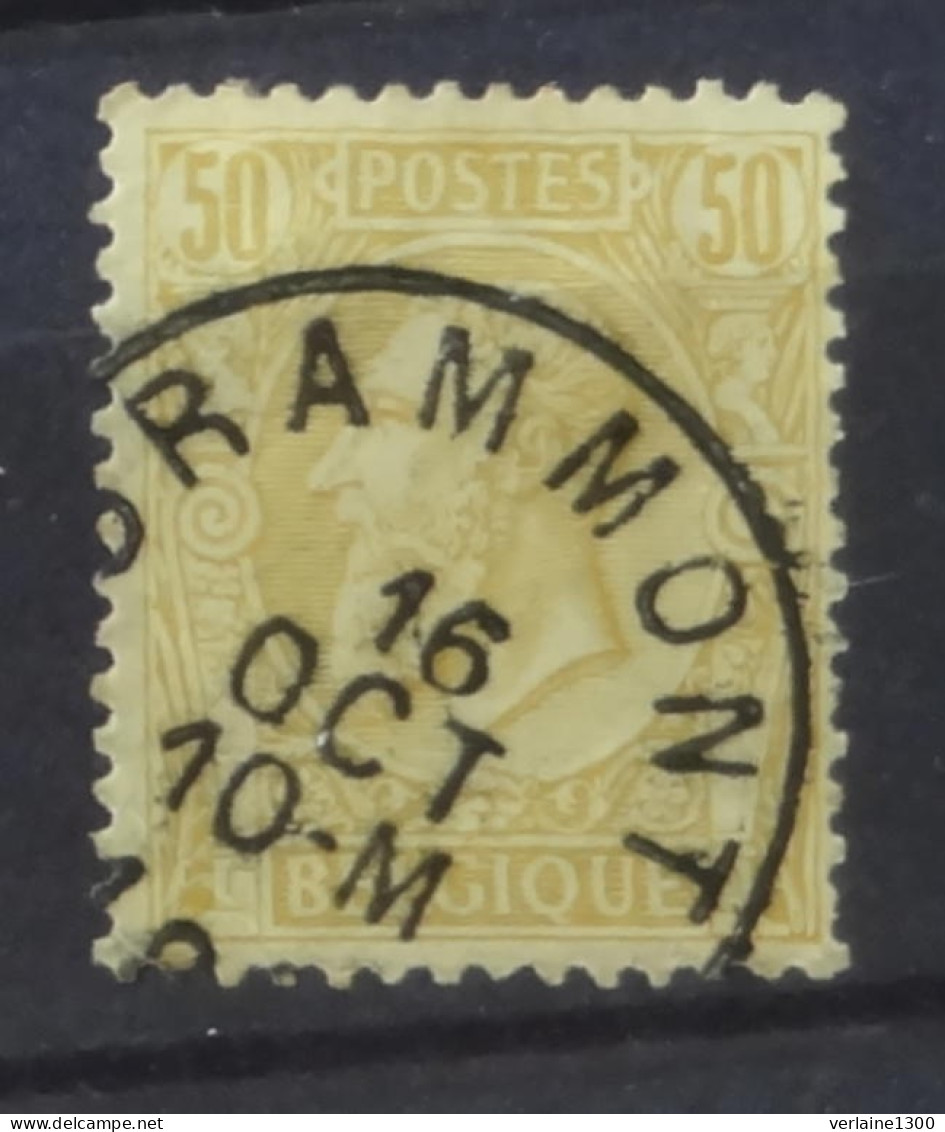 50 Avec Belle Oblitération Grammont - 1884-1891 Léopold II
