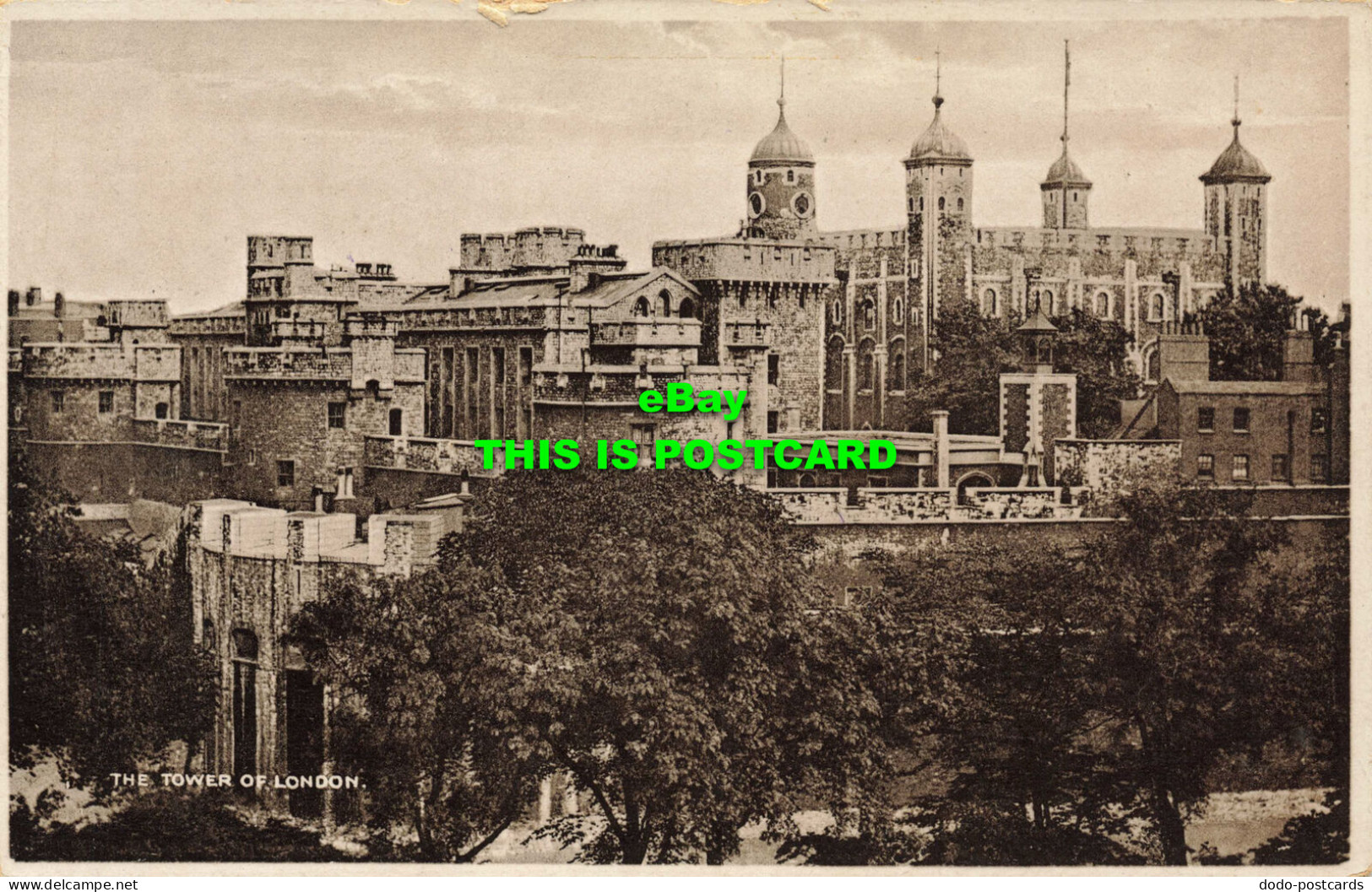 R591631 Tower Of London. Milton Gelatined Sepia View Postcards. Woolstone Bros. - Andere & Zonder Classificatie