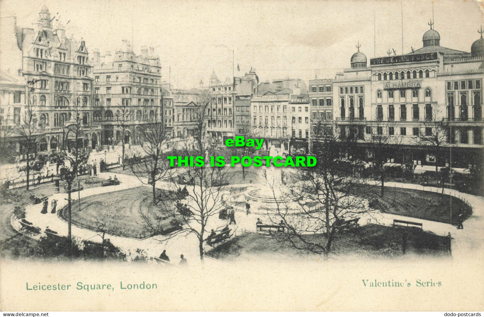 R591639 Leicester Square. London. Valentines Series. 1904 - Sonstige & Ohne Zuordnung