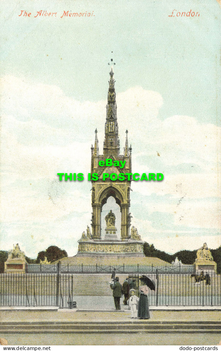 R591291 Albert Memorial. London. E. S. London. No. 891. 1906 - Sonstige & Ohne Zuordnung