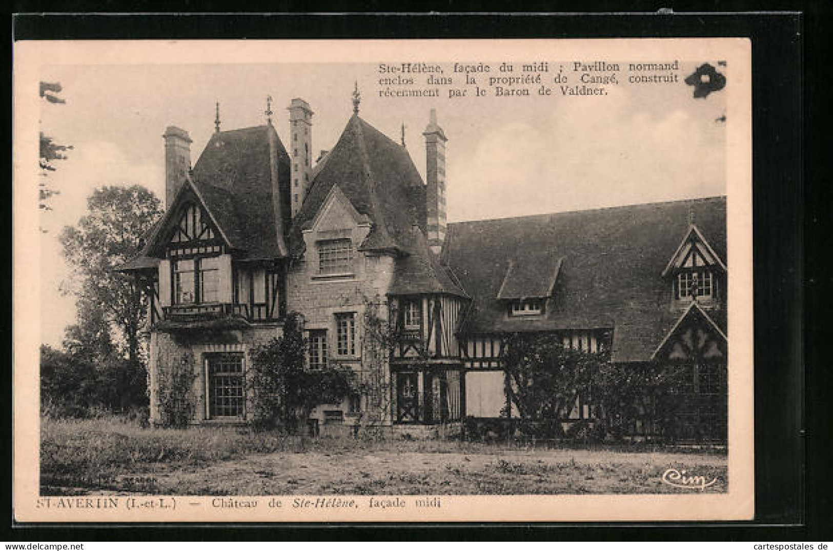 CPA St-Avertin, Château De Ste-Hélène, Facade Midi  - Saint-Avertin