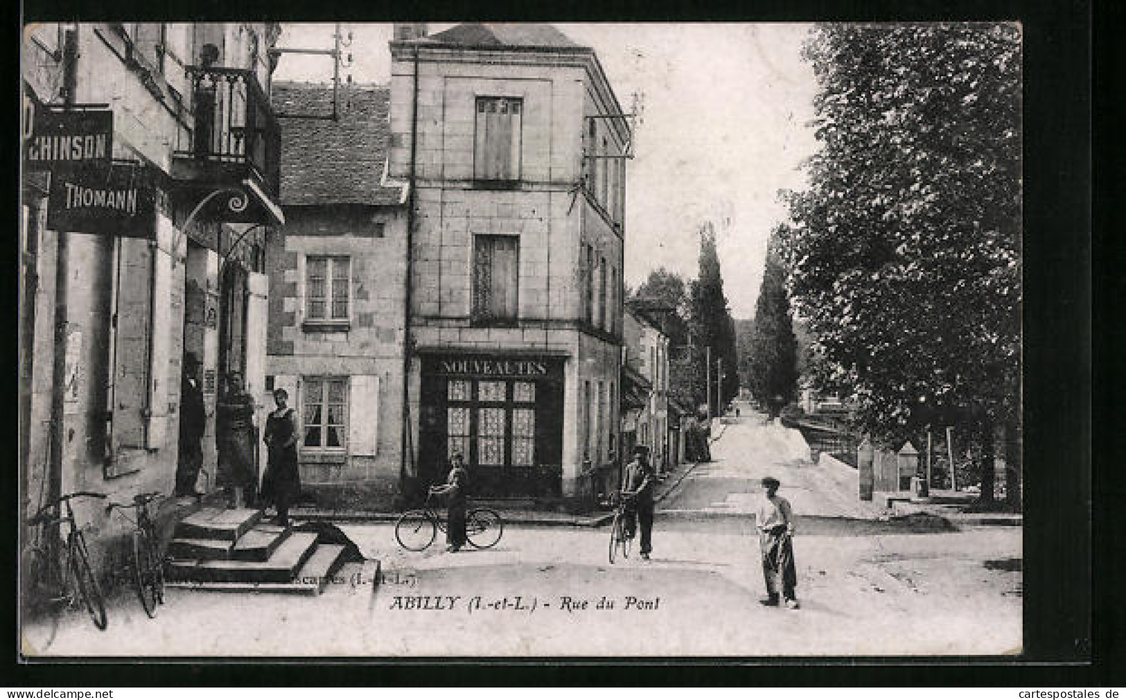 CPA Abilly, Rue Du Pont  - Sonstige & Ohne Zuordnung