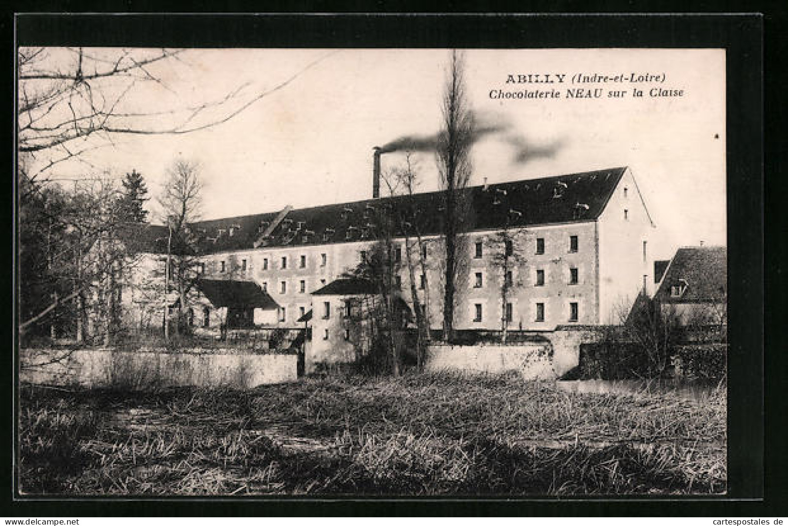 CPA Abilly, Chocolaterie Neau Sur La Claise  - Sonstige & Ohne Zuordnung