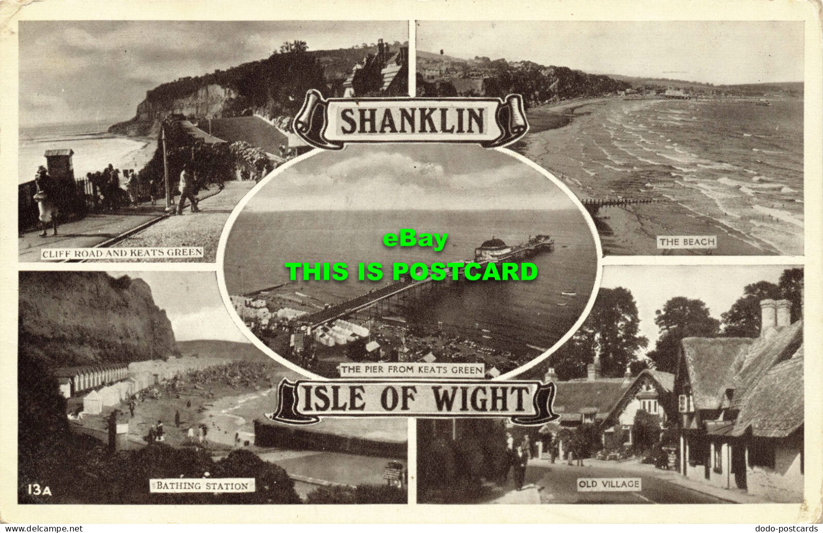 R591703 Shanklin. Isle Of Wight. 13A. 1949. Multi View - Monde