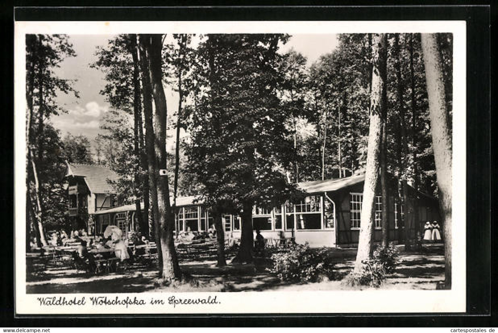 AK Lübbenau /Spreewald, Waldhotel Wotschofska  - Luebbenau