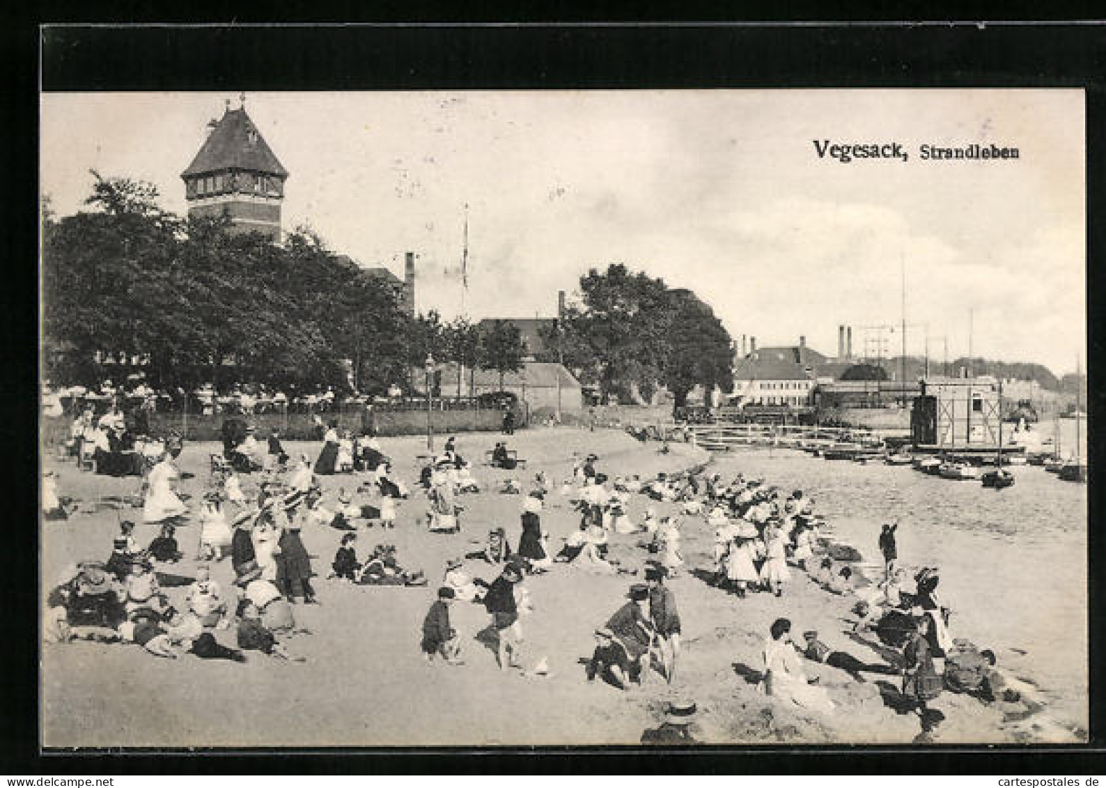 AK Vegesack, Strandleben Mit Badegästen  - Other & Unclassified