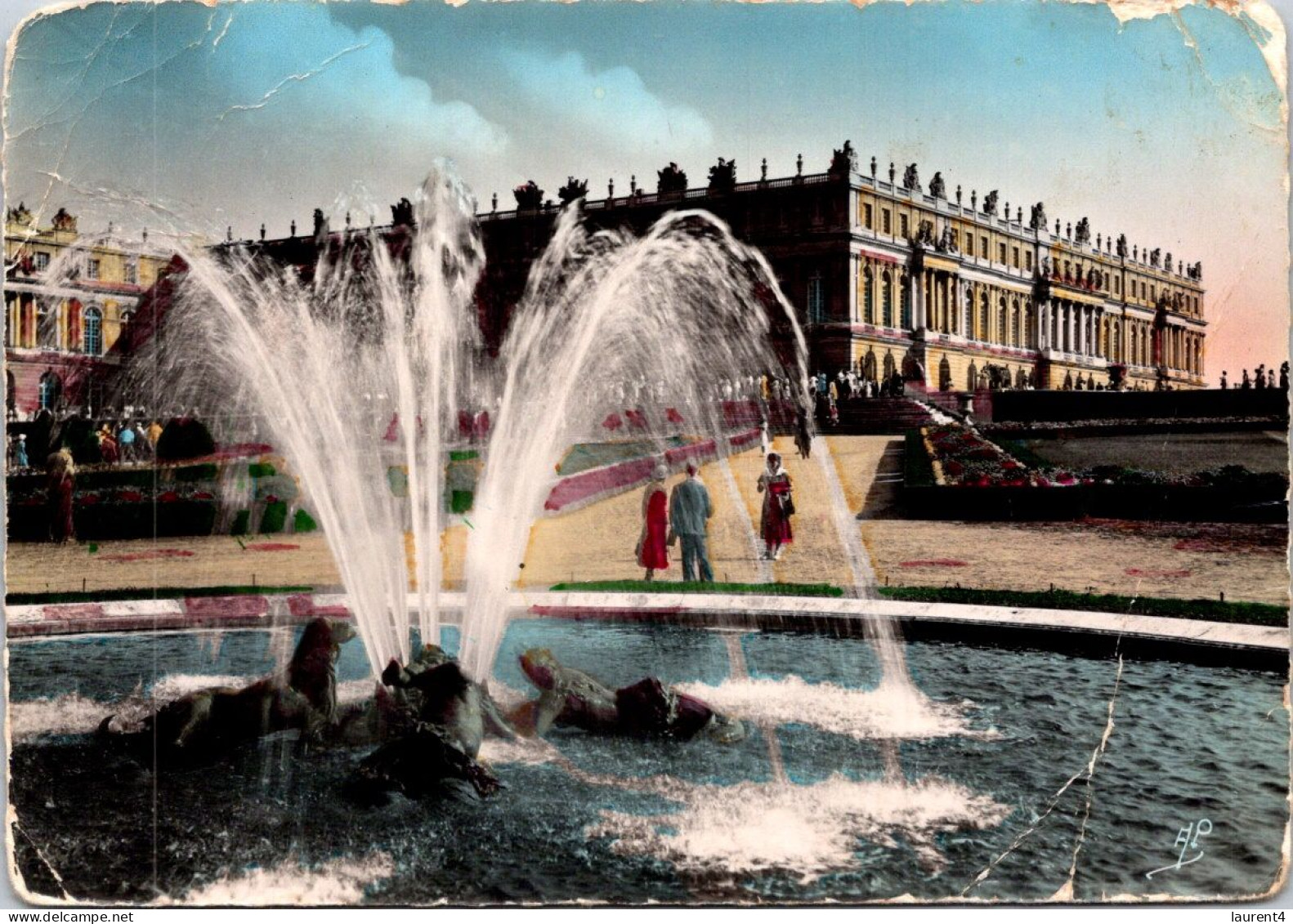 3-5-2024 (4 Z 1) France -  Château De Versailles - Face Nord (posted To Morocco In 1959) - Castles