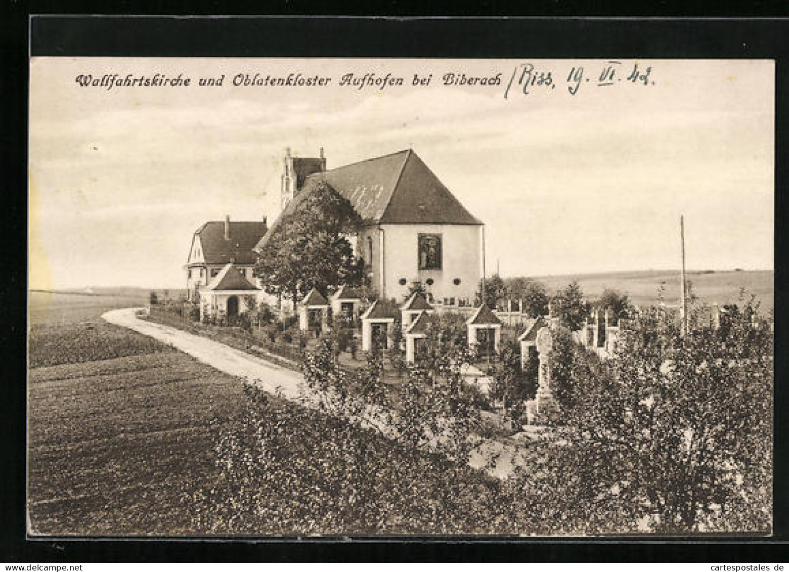 AK Aufhofen Bei Biberach, Wallfahrtskirche Und Oblatenkloster  - Biberach