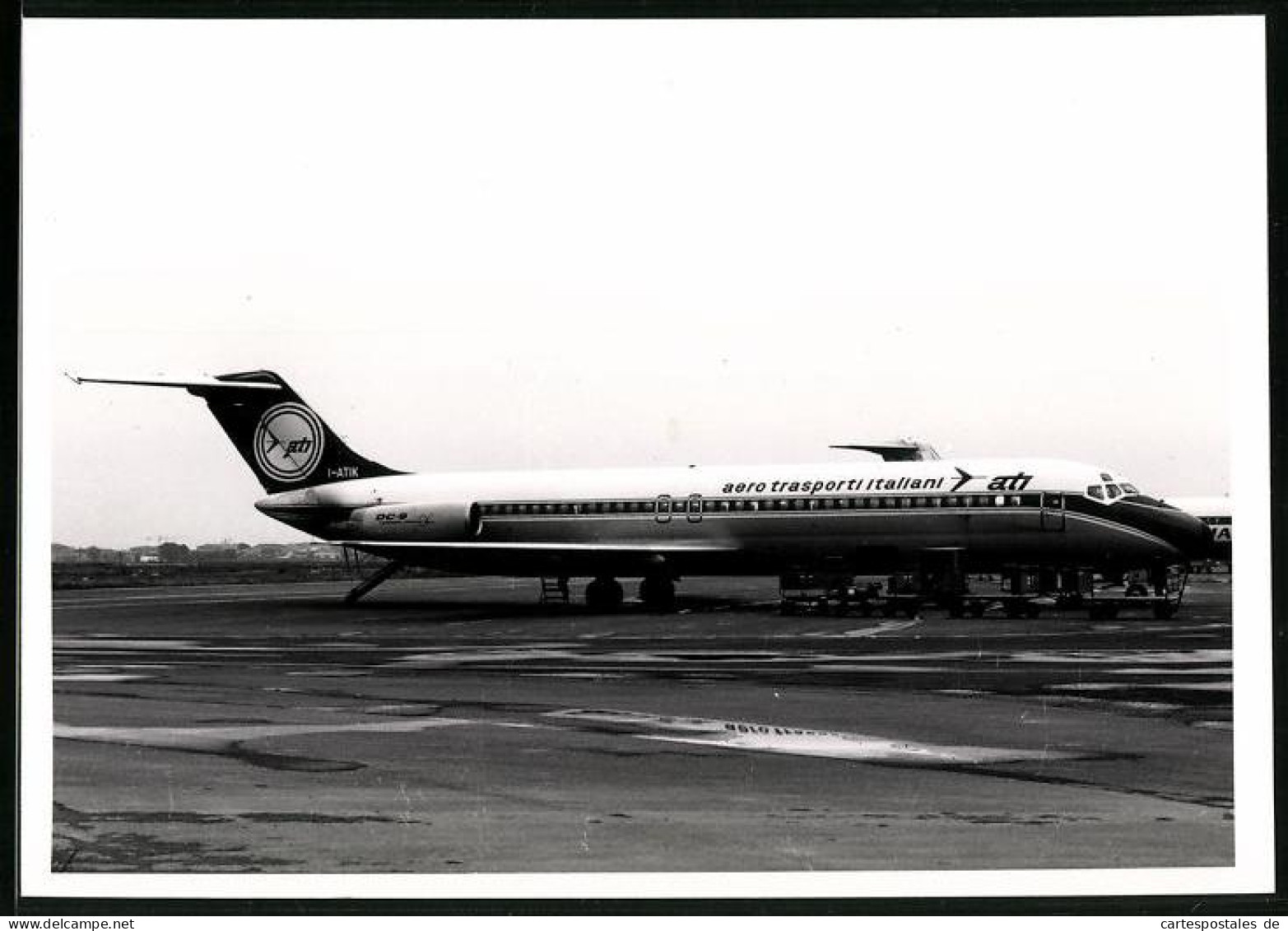 Fotografie Flugzeug - Passagierflugzeug Douglas DC-9 Der Aero Trasporti Italiani  - Luftfahrt