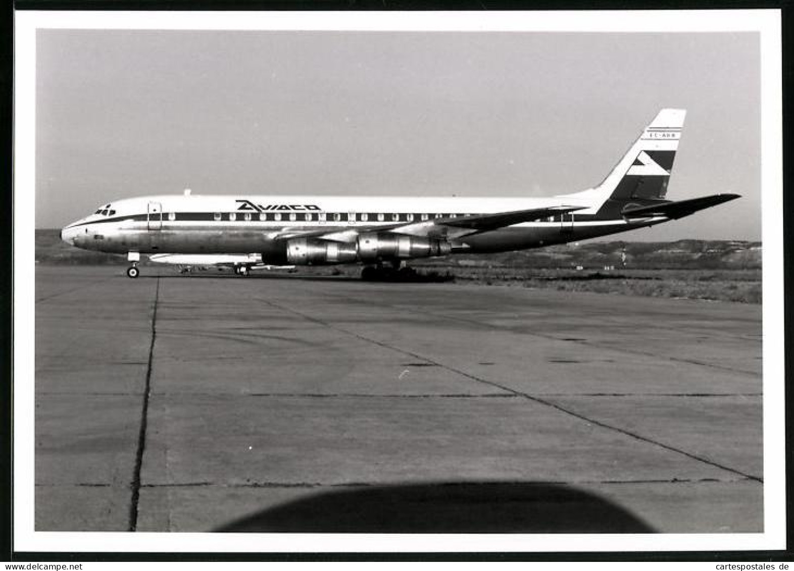 Fotografie Flugzeug - Passagierflugzeug Douglas DC-8 Der Aviaco Fluggesellschaft  - Aviation