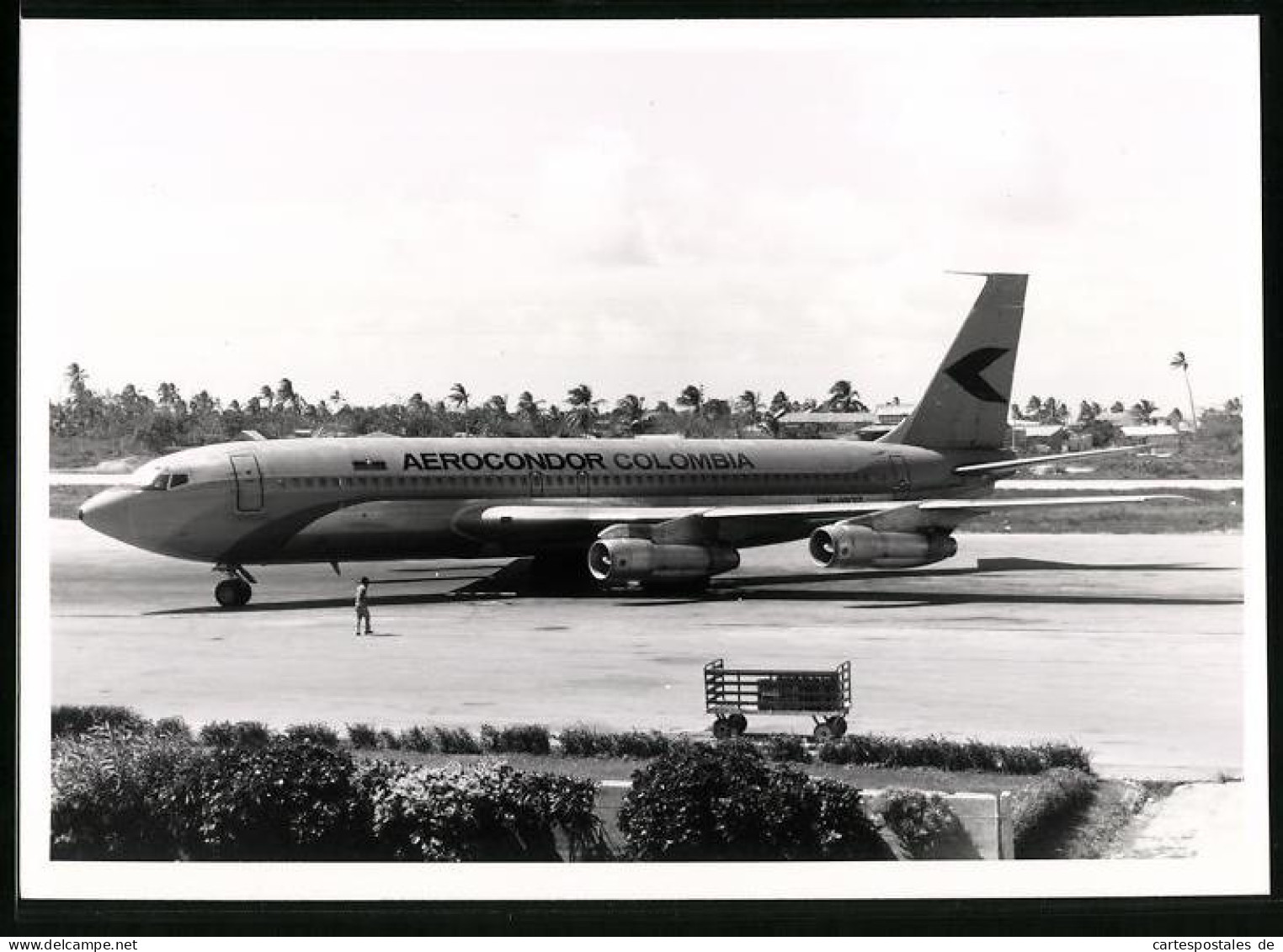 Fotografie Flugzeug - Passagierflugzeug Boeing 707 Der Aerocondor Colombia  - Aviation
