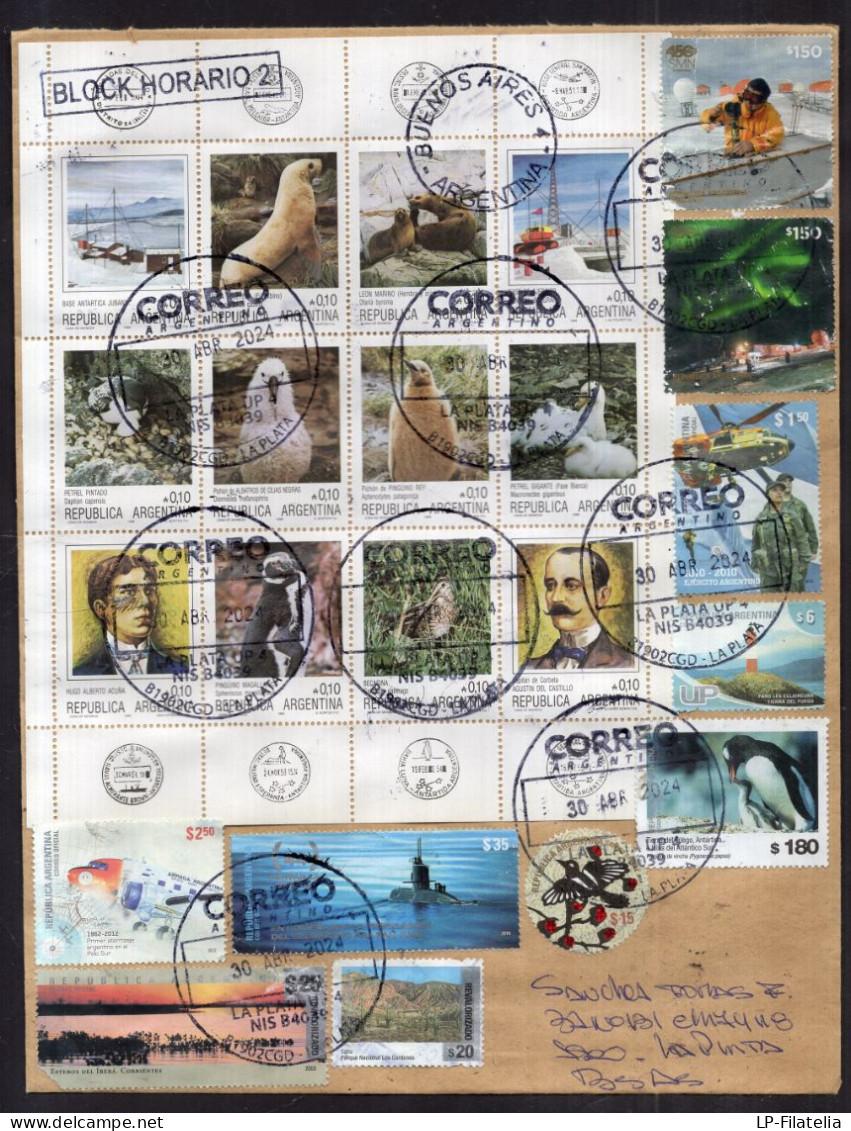 Argentina - 2024 - Antartic Fauna - Modern Stamps - Diverse Stamps - Cartas & Documentos