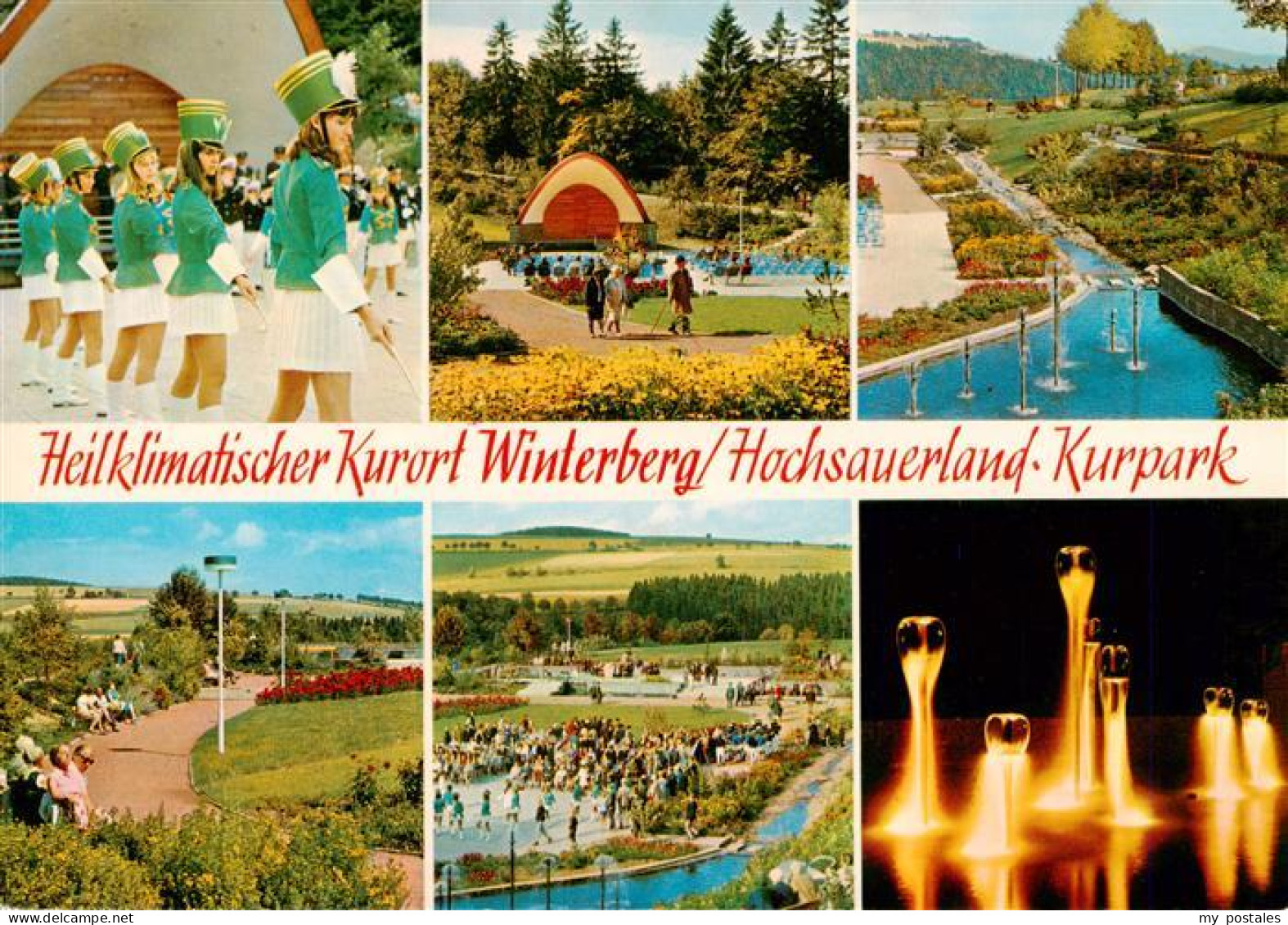 73942889 Winterberg__Hochsauerland_NRW Tanzgruppe Kurkonzert Kurpark Teilansicht - Winterberg