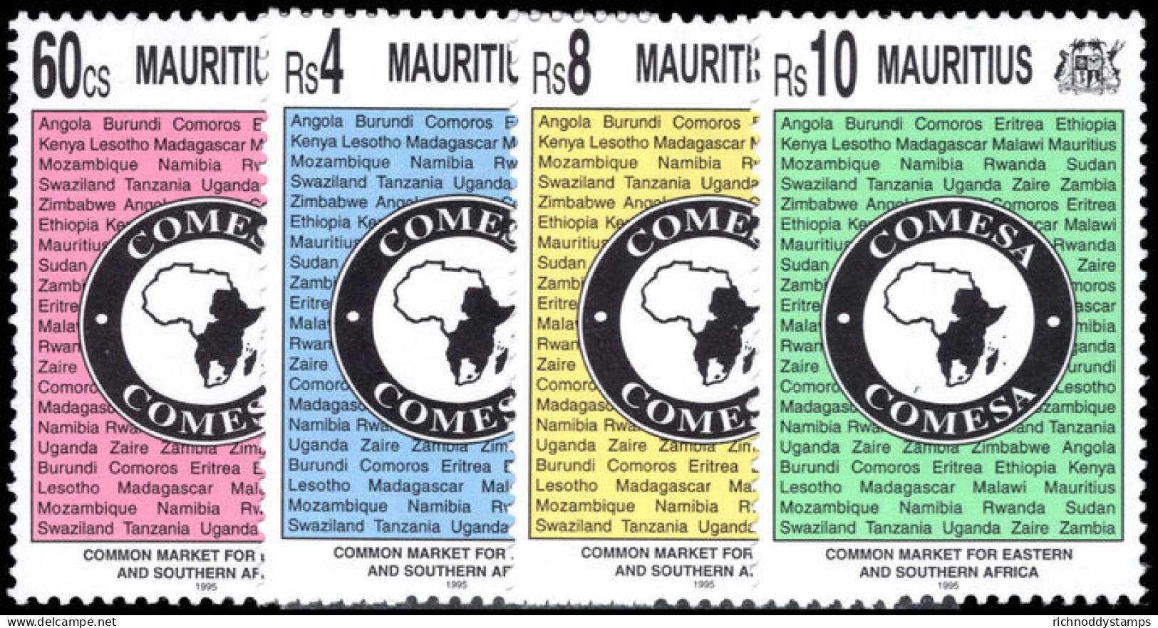 Mauritius 1995 Common Market For Eastern And Southern Africa Unmounted Mint. - Mauritius (1968-...)