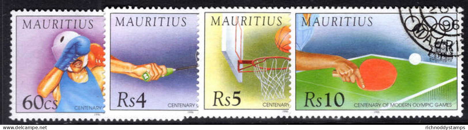 Mauritius 1996 Modern Olympic Games Fine Used. - Maurice (1968-...)