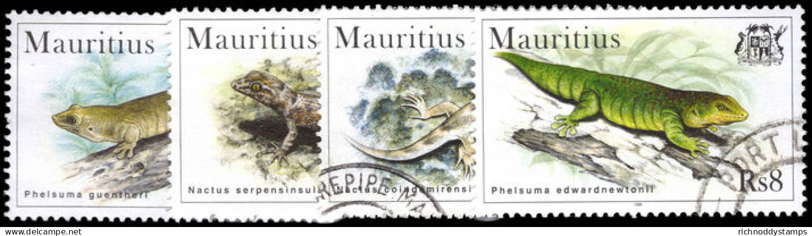 Mauritius 1998 Geckos Fine Used. - Maurice (1968-...)