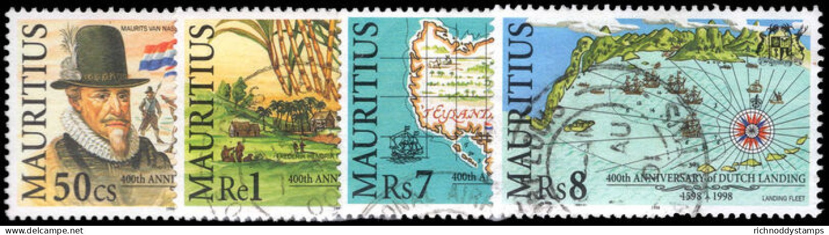 Mauritius 1998 40th Anniv Of Dutch Landing On Mauritius Fine Used. - Mauritius (1968-...)