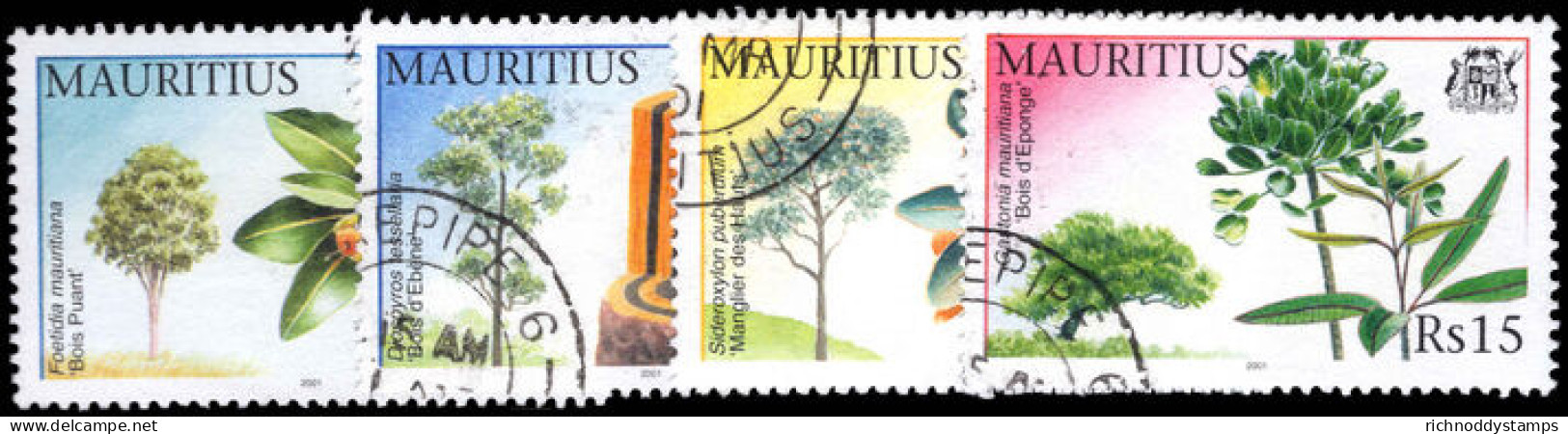 Mauritius 2001 Trees Fine Used. - Maurice (1968-...)