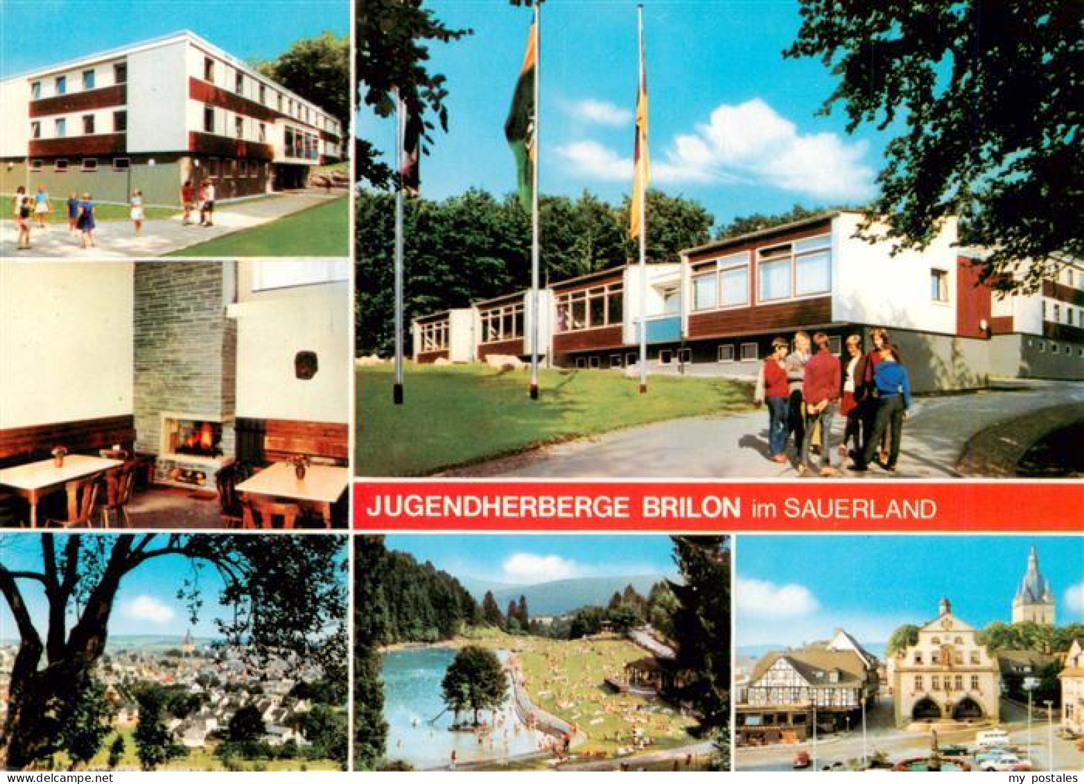 73942846 Brilon Jugendherberge Teilansichten Schwimmbad Marktplatz - Brilon