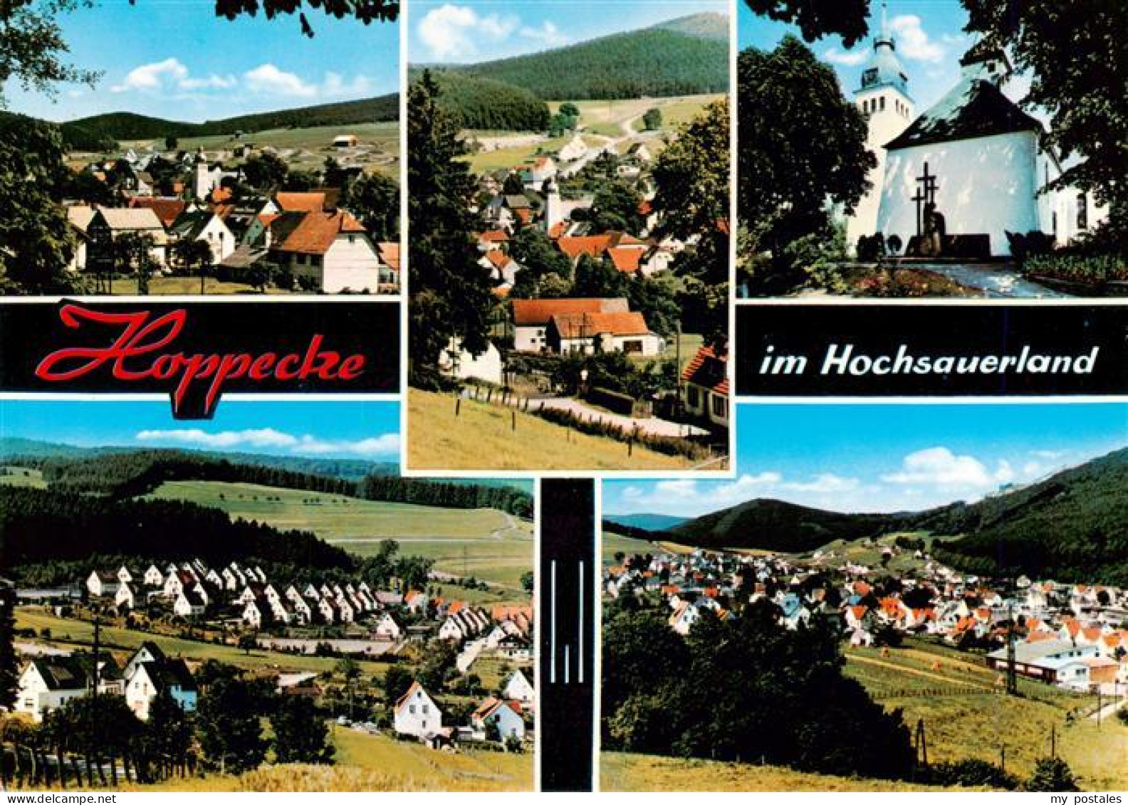 73942839 Hoppecke_Brilon Panorama Kirche Teilansichten - Brilon