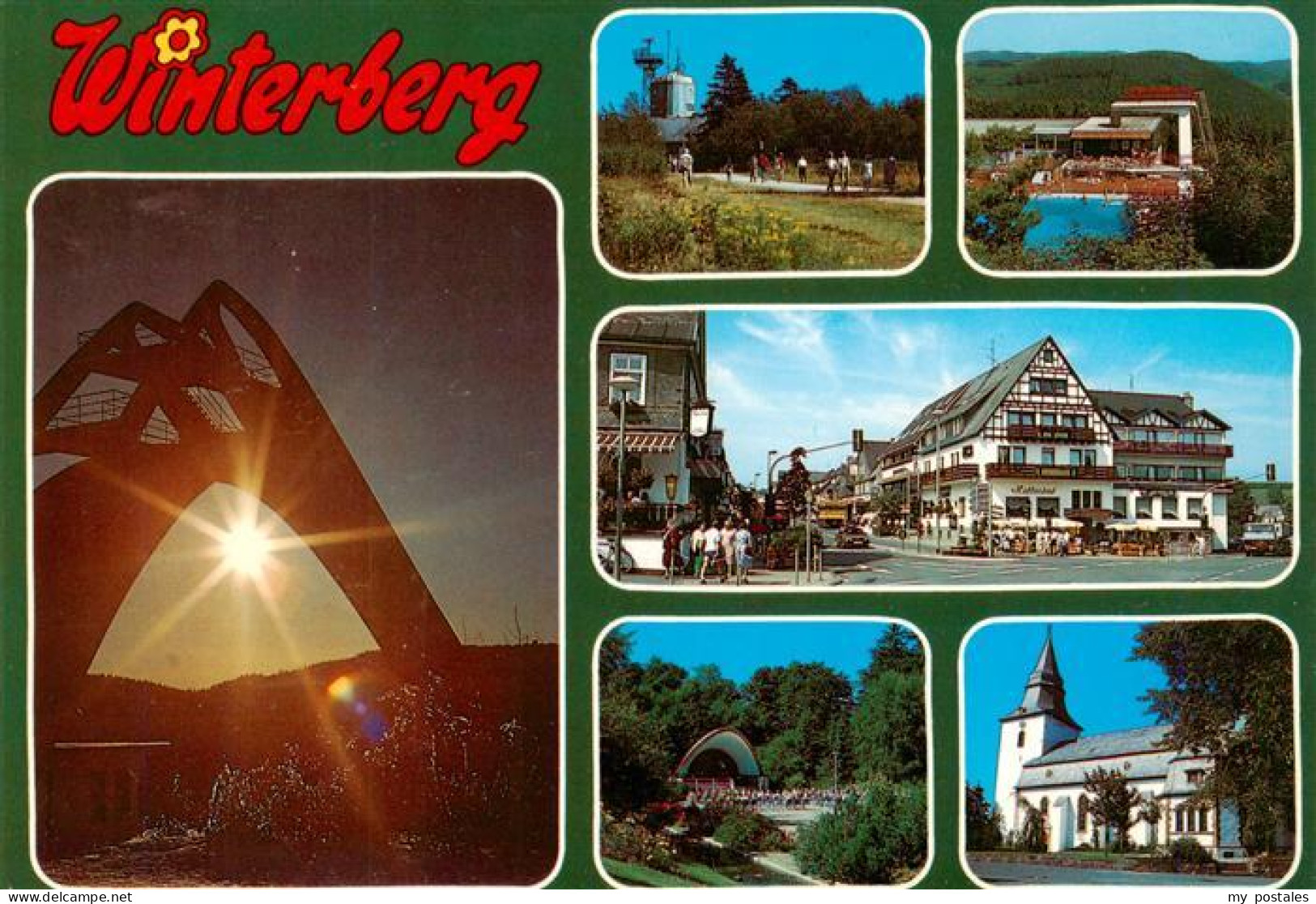 73942799 Winterberg__Hochsauerland_NRW Astenturm Freibad Sprungschanze Ortsparti - Winterberg