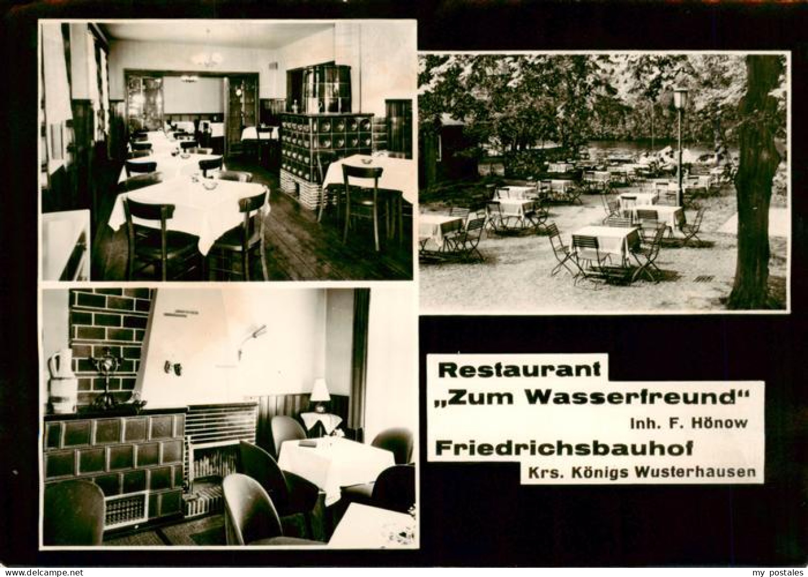 73901687 Friedrichsbauhof Restaurant Zum Wasserfreund Gastraum Gartenrestaurant  - Bestensee