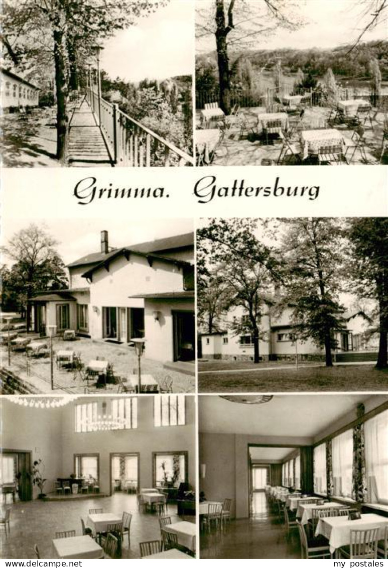 73901682 Grimma HO-Gaststaette Gattersberg Gastraeume Terrasse Grimma - Grimma