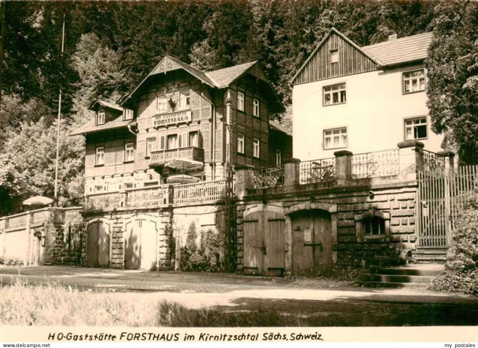 73901680 Bad Schandau HO-Gaststaette Forsthaus Im Kirnitzschtal Bad Schandau - Bad Schandau