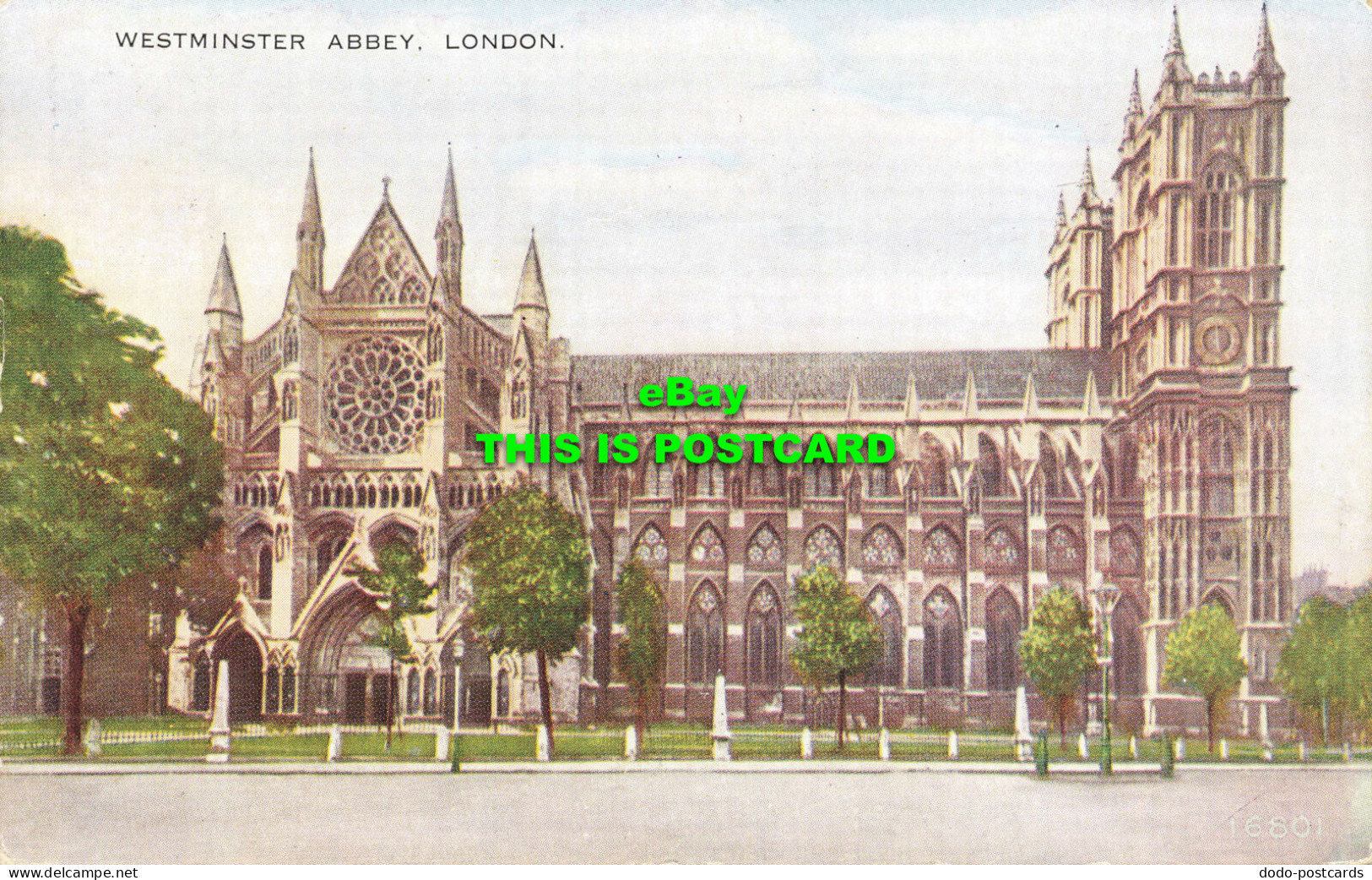 R591750 Westminster Abbey. London. Valesque. Valentines. 1950 - Autres & Non Classés