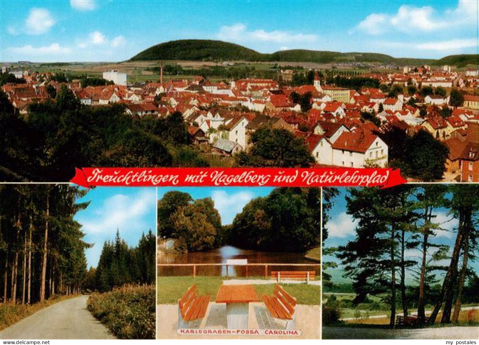 73901556 Treuchtlingen Panorama Mit Nagelberg Und Naturlehrpfad Karlsgraben Foss - Huerth